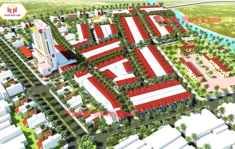 Phối cảnh một dự án của Công ty CP Đầu tư Xây dựng Minh Hoàng Long-doanh nghiệp còn nợ gần 50 tỷ đồng tiền thuế sử dụng đất.