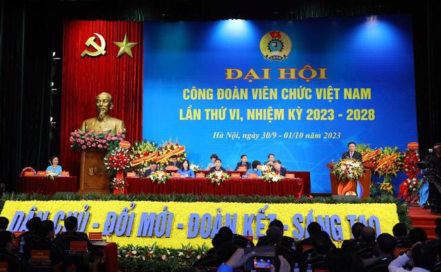 Đại hội Công đoàn Viên chức Việt Nam lần thứ VI đề ra 3 đột phá và 8 nhiệm vụ