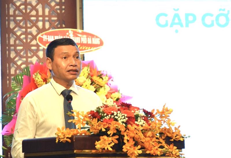 Phó Chủ tịch Thường trực UBND TP. Đà Nẵng Hồ Kỳ Minh phát biểu tại Hội nghị chính quyền gặp gỡ doanh nghiệp năm 2023.