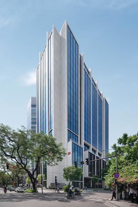 Techcombank Tower in Hanoi.