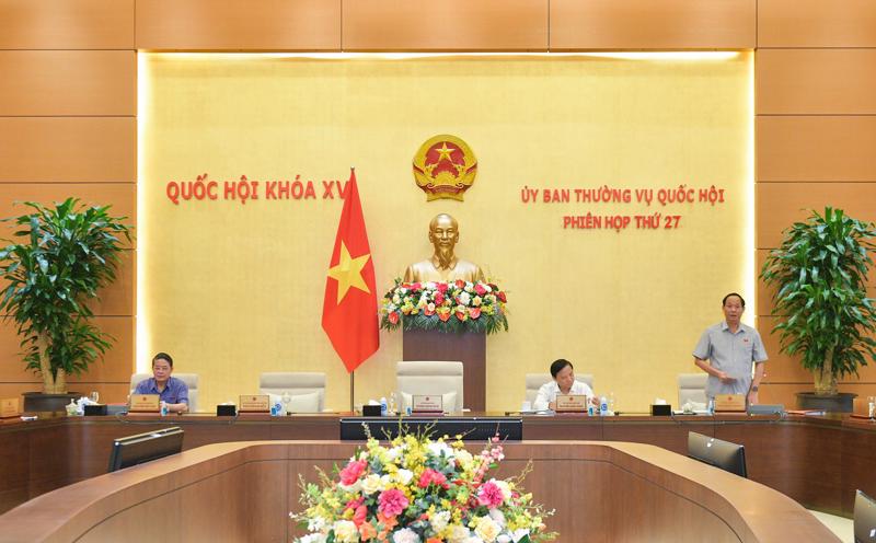 Phó Chủ tịch Quốc hội Trần Quang Phương điều hành Phiên họp. ảnh: Quốc hội