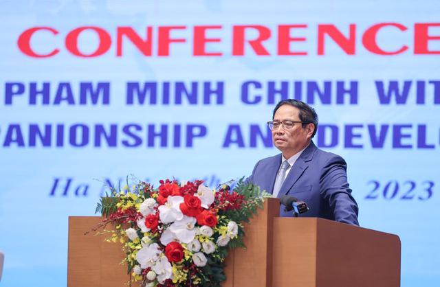 Thủ tướng phát biểu tại Thủ tướng Chính phủ với cộng đồng doanh nghiệp có vốn đầu tư nước ngoài tại Việt Nam ngày 16/10.