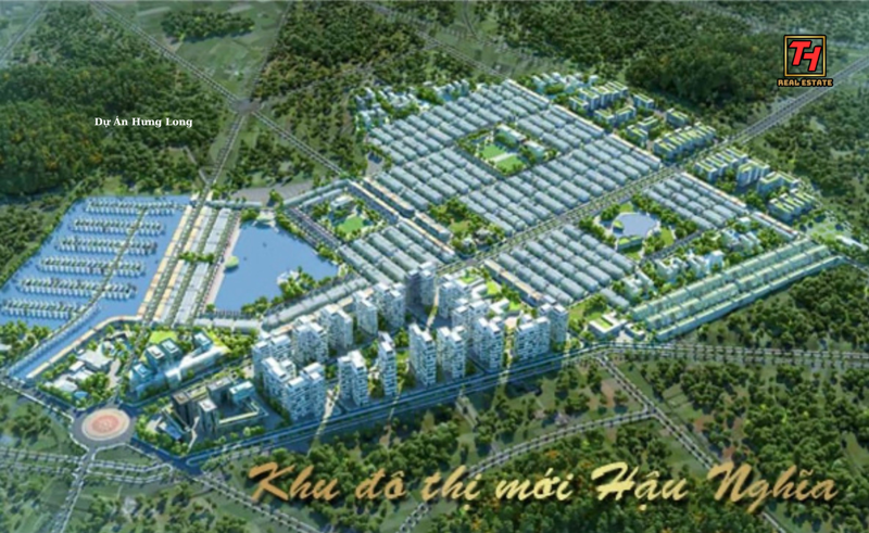 A rendering of the Hau Nghia - Duc Hoa urban area project.
