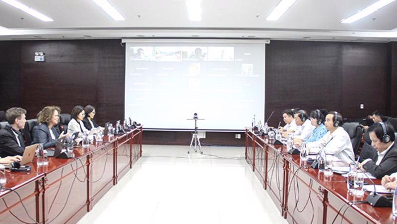 The working session between Da Nang and the WB on October 26.