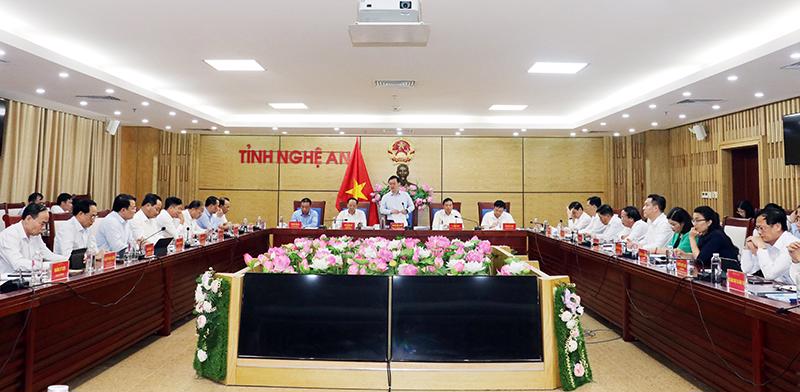 Phiên họp thường kỳ UBND tỉnh Nghệ An tháng 10/2023