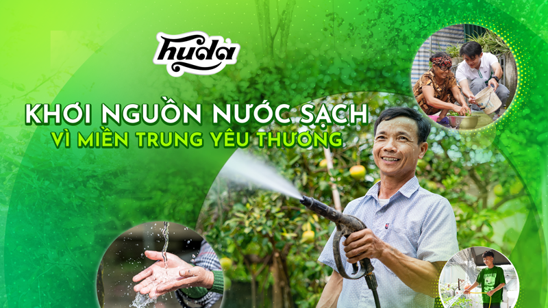 Các dự án nước sạch do Huda hỗ trợ giúp hàng ngàn người dân miền Trung có cuộc sống ổn định và tốt đẹp hơn từng ngày.