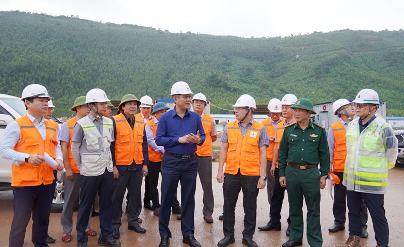  Chủ tịch UBND tỉnh Quảng Bình Trần Thắng kiểm tra Dự án Nhà máy Nhiệt điện Quảng Trạch I ngày 24/10/2023