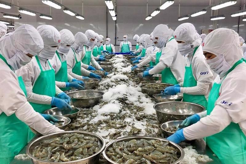 Shrimp export value in the first ten months was estimated at over $2.8 billion. 