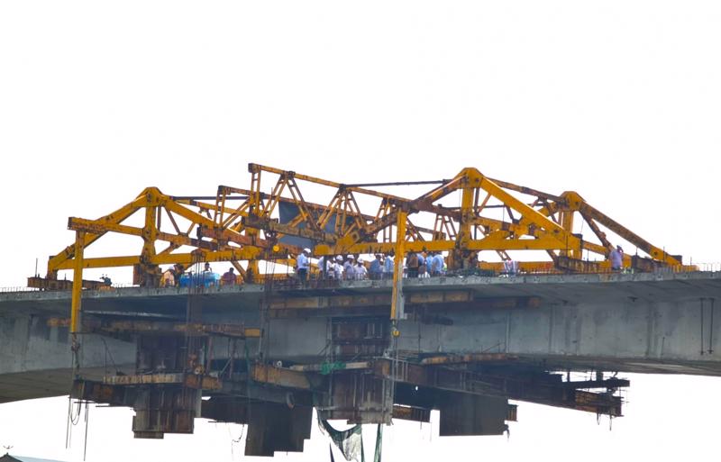 Cầu sông Ông Đốc khi hoàn thành sẽ giúp kết nối trục kinh tế Đông - Tây của tỉnh Cà Mau