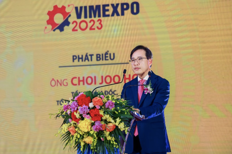 Mr. Choi Joo Ho, General Director of Samsung Vietnam. Source: VGP