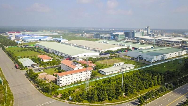 One of Hai Duong province’s industrial parks.