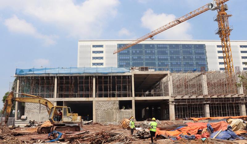 Bệnh viện Đa khoa khu vực Hóc Môn đang được khẩn trương xây dựng