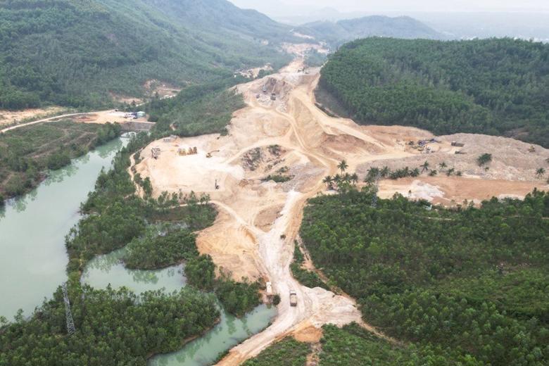 Công trình thi công cao tốc bắc nam tại tỉnh Bình Định