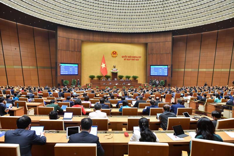 The 15th National Assembly’s 6th session. (Photo: quochoi.vn)