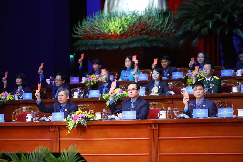Ngày làm việc thứ nhất Đại hội XIII Công đoàn Việt Nam, nhiệm kỳ 2023 - 2028, khai mạc sáng 1/12. 