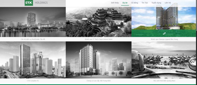Trang web của Tổng CTCP Đầu tư Xây dựng và Thương mại Việt Nam .