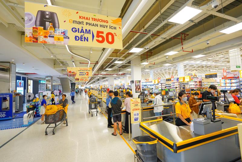 Nhiều chương trình khuyến mãi tại siêu thị Emart Phan Huy Ích sẽ khai trương ngày 7/12. 