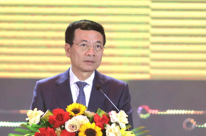 Bộ trưởng Nguyễn Mạnh Hùng khai mạc Diễn đàn Quốc gia về phát triển doanh nghiệp công nghệ số Việt Nam lần thứ V.