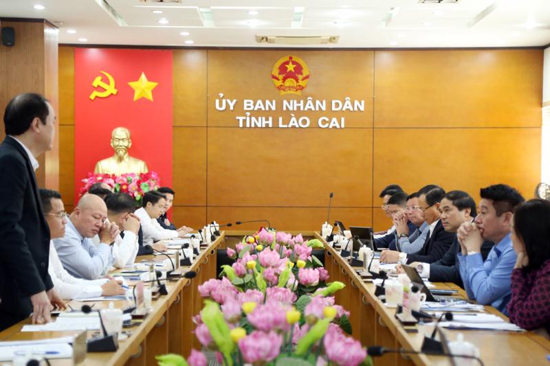 UBND tỉnh Lào Cai làm việc với Tập đoàn Hoá chất Việt Nam 