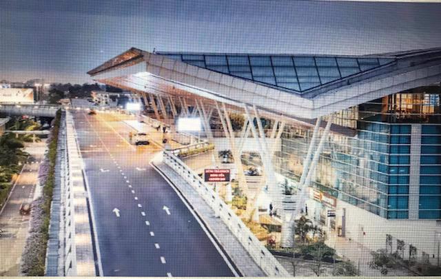 The international passenger terminal at Da Nang International Airport. 