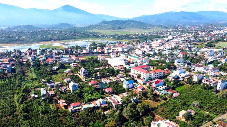 Khu vực huyện Di Linh, tỉnh Lâm Đồng.