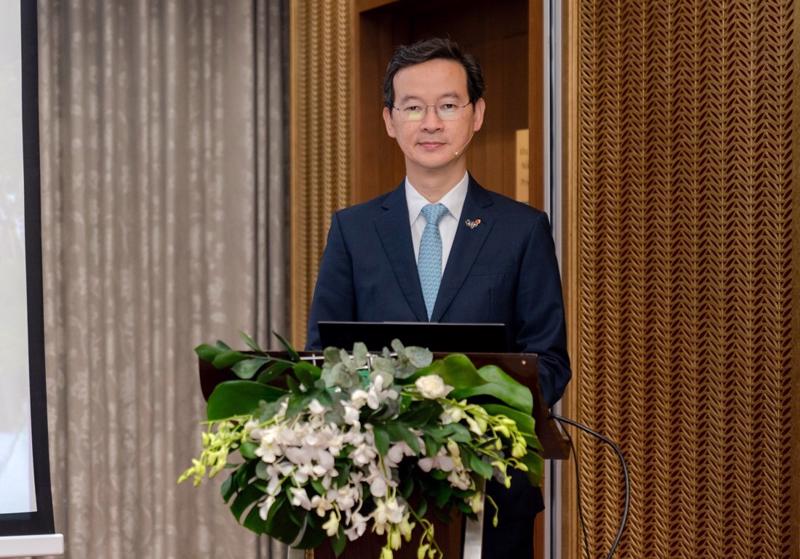 Ông Saravoot Yoovidhya, CEO Tập đoàn TCP trong chuyến công tác Việt Nam năm 2023.