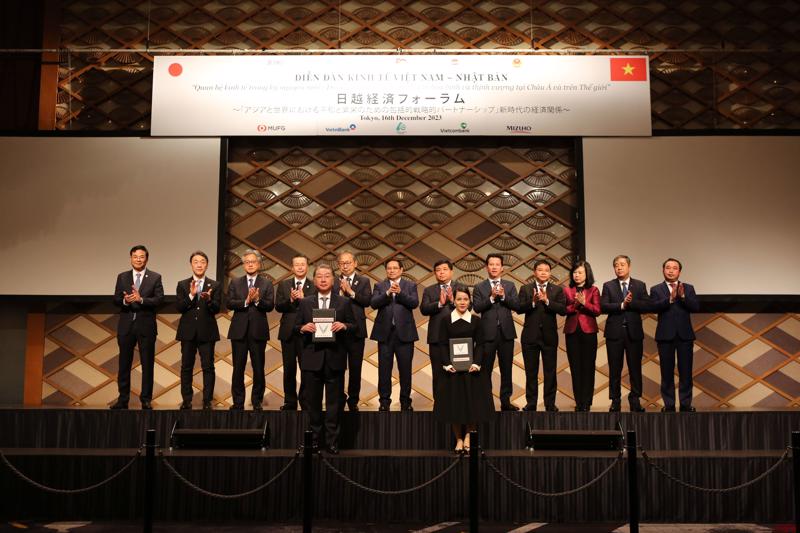 The announcement of the MoU at the Vietnam - Japan Economic Forum. Source: VinFast