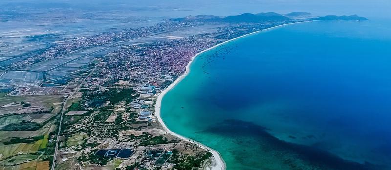 Dự án đường ven biển tại khu vực vịnh Vân Phong có chiều dài hơn 20 km - Ảnh minh hoạ