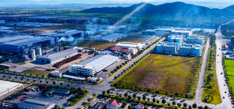 VSIP Nghe An Industrial Park in Nghe An province. Source: Nghe An Newspaper