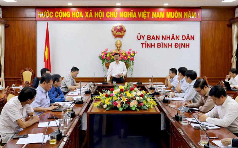 UBND tỉnh Bình Định họp bàn về tiến độ giải phóng mặt bằng, tái định cư dự án cao tốc Bắc - Nam