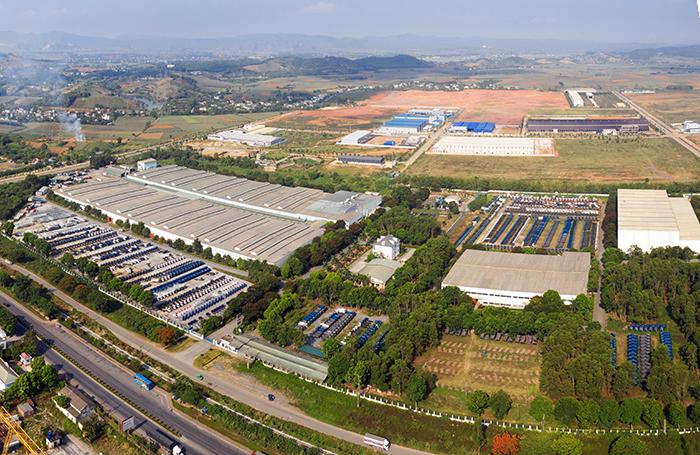 Khu công nghiệp Bỉm Sơn được đầu tư hoàn thiện hạ tầng thu hút các doanh nghiệp vào sản xuất, kinh doanh