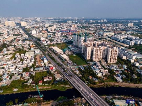 Akari City có quy mô 8,5ha toạ lạc trên đại lộ Võ Văn Kiệt.