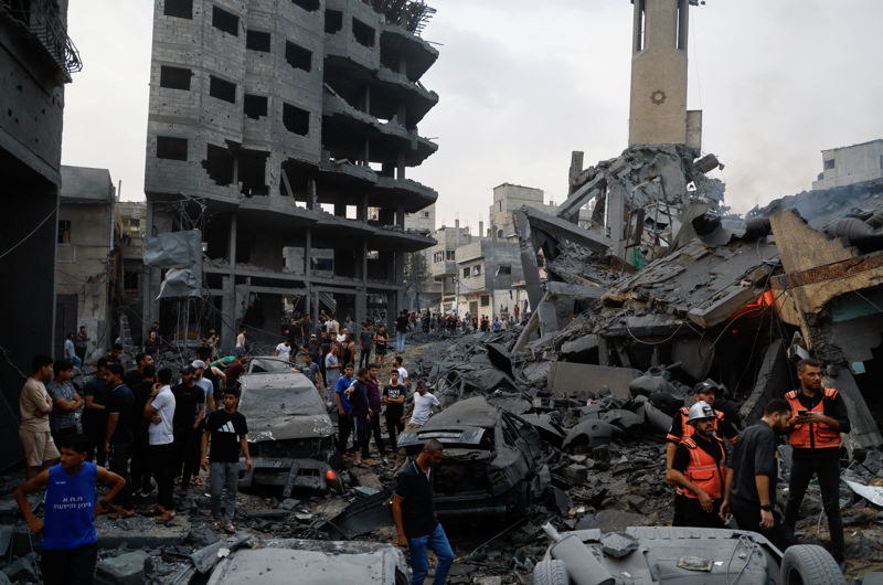 Chiến tranh ở dải Gaza đã gây tổn thất lớn về người và tài sản - Ảnh: Reuters.