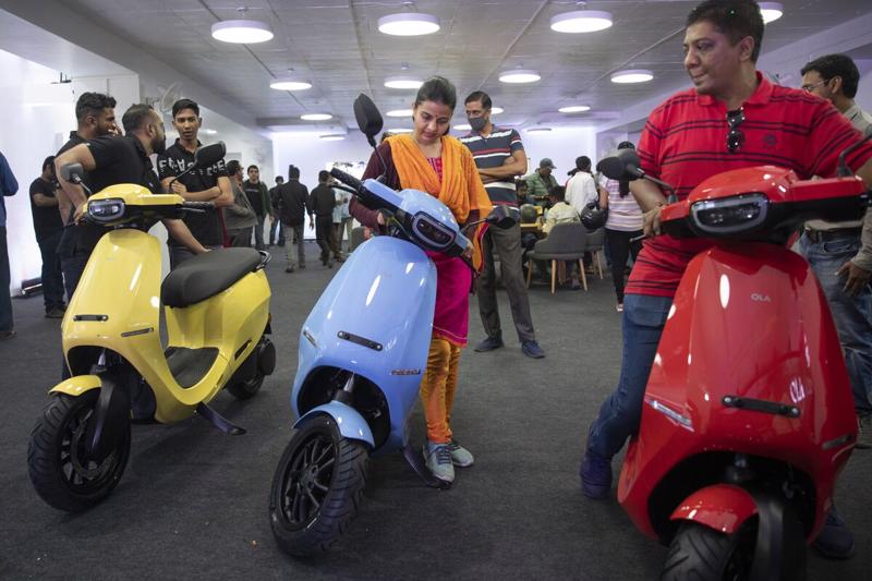 Ola Electric Mobility là công ty xe scooter điện lớn nhất Ấn Độ - Ảnh: Bloomberg