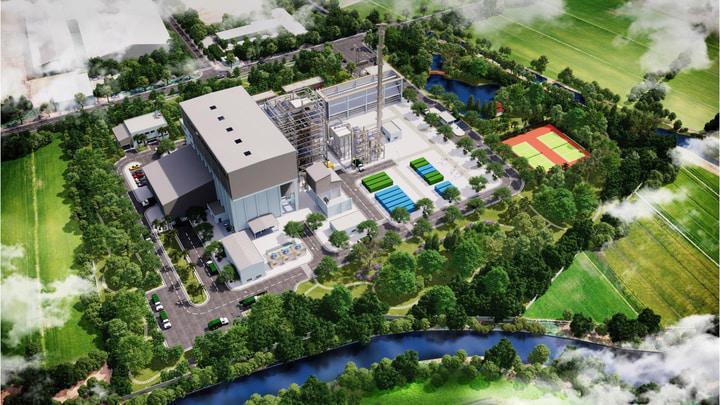 A rendering of the facility in Bac Ninh province. 