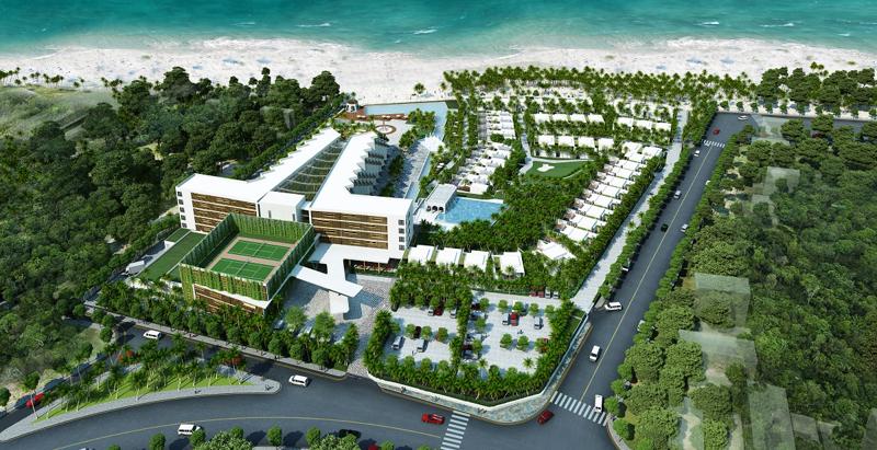 A rendering of Daewon’s Cantavil Long Hai Resort in southern Ba Ria-Vung Tau province. (Source: Daewon - Thu Duc)