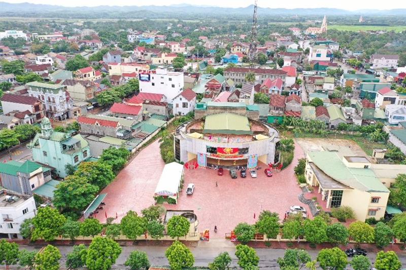 Một góc Thị trấn Hương Khê