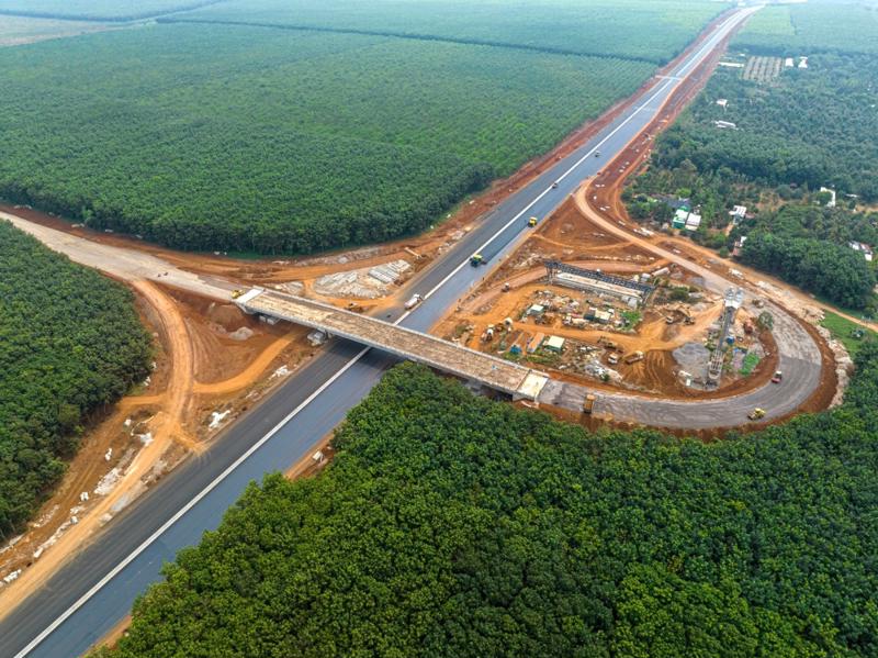 Dự án cao tốc Phan Thiết - Dầu Giây có nút giao đi qua huyện Cẩm Mỹ, tỉnh Đồng Nai.
