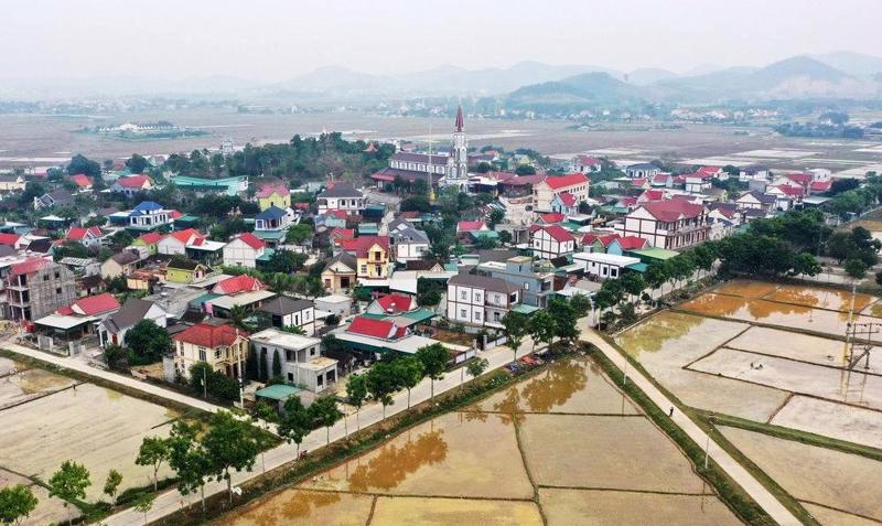 Một góc huyện Yên Thành, tỉnh Nghệ An