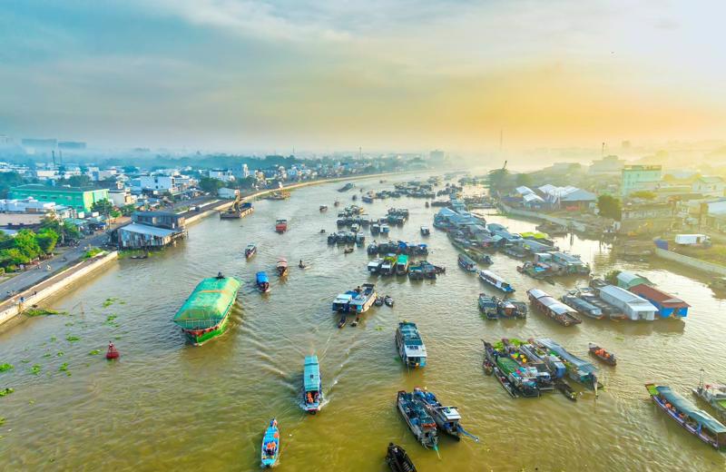 Đồng bằng sông Cửu Long sở hữu nhiều điểm du lịch nổi tiếng