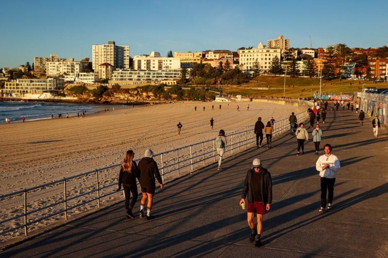 Bãi biển Bondi ở Sydney - Ảnh: Bloomberg