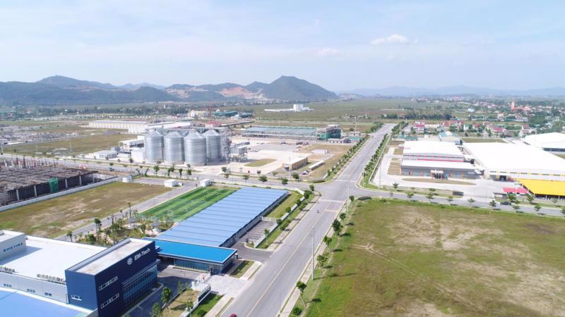 One of Nghe An province’s industrial parks.