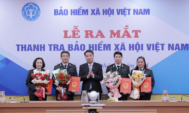 Lễ ra mắt Thanh tra Bảo hiểm xã hội Việt Nam.