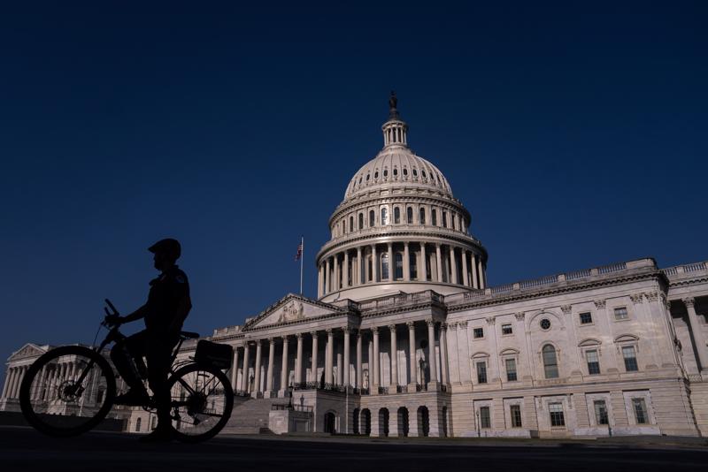Toà nhà Quốc hội Mỹ ở Capitol Hill, Washington DC - Ảnh: Bloomberg.