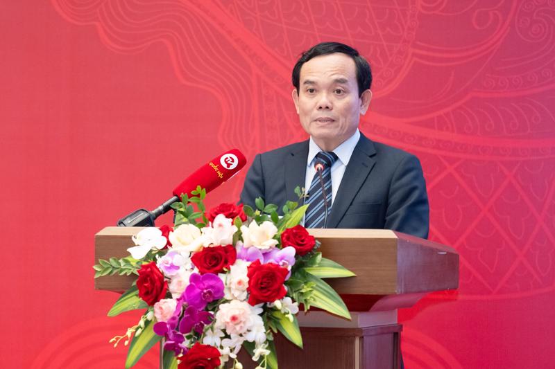 Phó Thủ tướng Trần Lưu Quang báo cáo việc tổ chức triển khai thi hành các luật, nghị quyết được Quốc hội khóa XV thông qua tại Kỳ họp thứ 6 và Kỳ họp bất thường lần thứ 5.