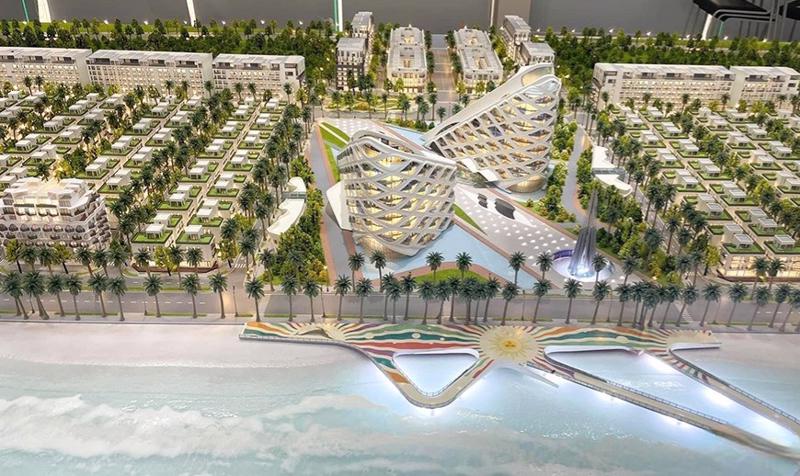  khu đất thực hiện dự án Tổ hợp khách sạn, dịch vụ thương mại và Quảng trường biển xã Quảng Hùng