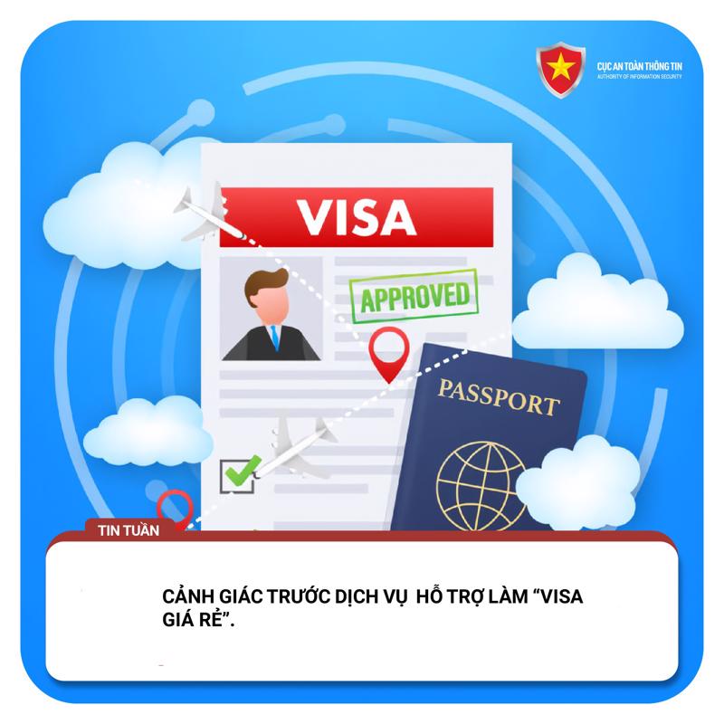 Lừa đảo hỗ trợ làm "Visa giá rẻ" trên các mạng xã hội - Ảnh minh họa.