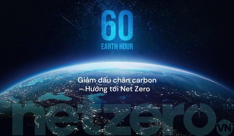 Chiến dịch Giờ Trái đất năm 2024 được Tổ chức Quốc tế về Bảo tồn thiên nhiên (WWF) phát động với chủ đề: “Giảm dấu chân Carbon- Hướng tới Net Zero”.