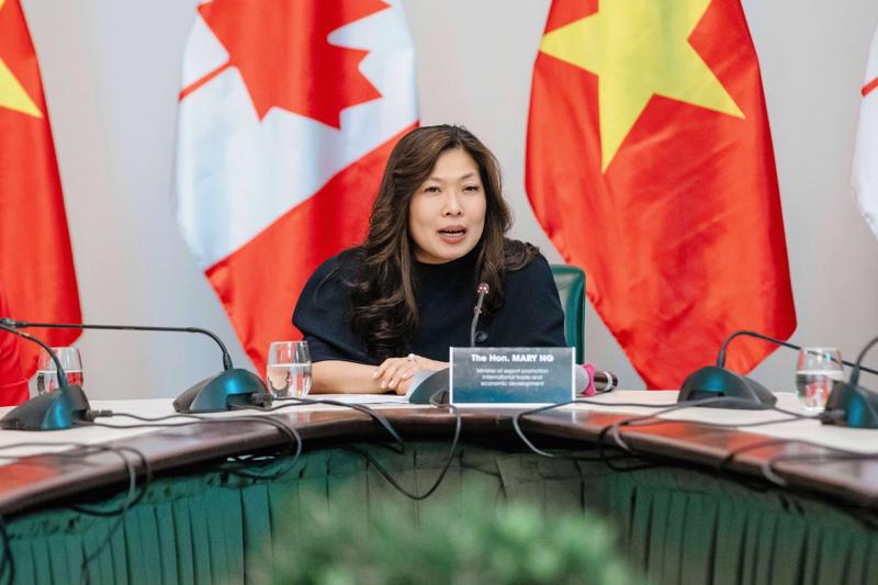 Bà Mary Ng, Bộ trưởng Bộ Xúc tiến Xuất khẩu, Thương mại Quốc tế và Phát triển Kinh tế Canada 