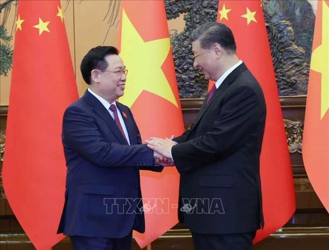 Both leaders expressed a desire for warm and productive relations. (Photo source: VNA)